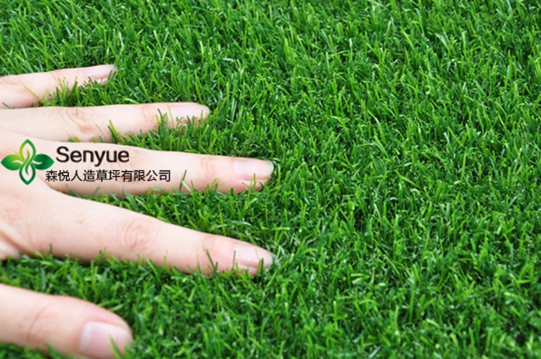 Senyue Artificial Turf 20mm Pile Height 240 Stitches Synthetic Grass for Landscape, Leisure, Pet