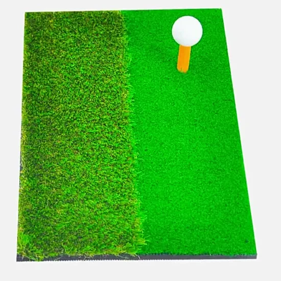 Tapete de golfe de relva artificial com camisetas 30*30 cm