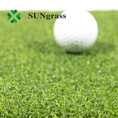 Putting Green Relva Artificial Relva Sintética para Campo de Golfe Suave Plana Profissional 12mm 14mm 16mm 18mm Altura da Pilha com Certificado CE