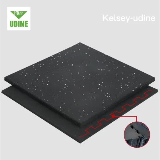 Heavy Duty Reciclado Outdoor Interlocking Quebra-cabeça Pavimentadora Esporte Absorvente de Choque Crossfit EPDM Playground Ginásio Rolos de Borracha Azulejos Tapetes Pisos para Equipamentos